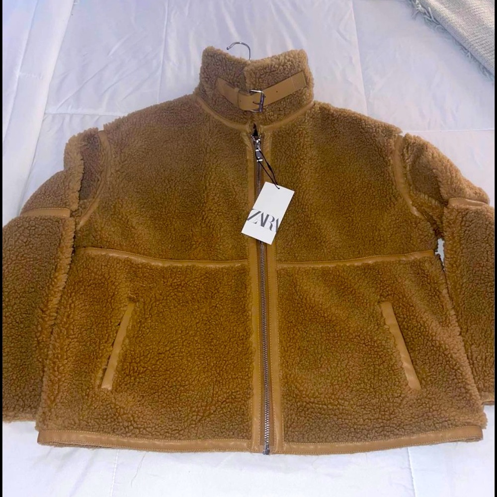Zara Woman’s teddy coat